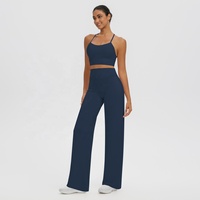Ensemble de leggings et soutien-gorge de sport pour femmes, respirant, à séchage rapide, taille haute, anti-transpiration, extensible dans quatre directions, pour la gym, l'entraînement, le fitness et le yoga