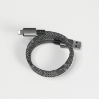 Kabel USB Type-C ke Type-C Pengisian Cepat 60W Tahan Lama, Berbahan Logam Magnetik & Jalinan Nilon untuk Perangkat Seluler IOS & Android