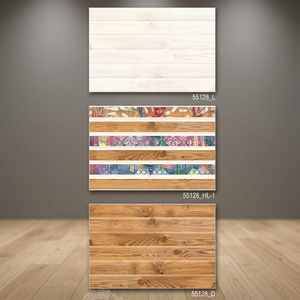 Carreaux muraux émaillés en céramique numérique de qualité supérieure 300x450mm, bleu clair et bleu ciel, beau design de la société indienne - Product Image 4