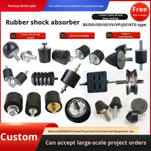 Amortisseur en caoutchouc, traitement personnalisé, type VD/<span class=keywords><strong>VE</strong></span>/DD/VV/EE, coussin de vis en caoutchouc, colonne, fabriqué en Chine - Product Image 2