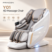 Fauteuil de massage OEM ODM en gros, avec bras mécaniques 4D, rail SL de 152 cm, airbags corps entier, zéro gravité et extension des jambes, pour importateurs