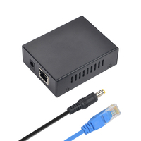 Divisor PoE Gigabit Ethernet SDaPo PS1248G con Carcasa Metálica, Estándar PoE++ de 2.5G, Salida de 12V 3-4A para Sistemas de Cámaras de Seguridad Doméstica