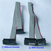 2,54mm 6/10/12/14/16/20 Pin-Kabel IDC-Flach band kabel Stecker-Buchse-Stromkabel