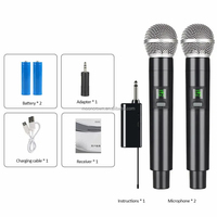 Microphone Dynamique Sans Fil Portable Professionnel SM57 2.4g UHF 58 pour Scène, Vlogging et Karaoké en Église