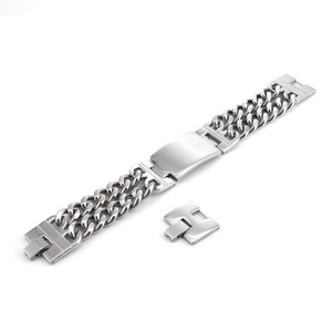 Bracelet en acier inoxydable à motif crocodile haut de gamme, vente chaude, géométrique, en acier titane, germanium, unique et élégant - Product Image 5