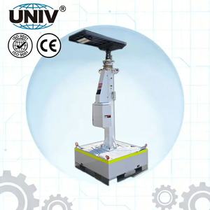 Tour d'éclairage et de vidéosurveillance mobile extérieure connectée au cloud 2026 avec alimentation solaire efficace et affichage couleur pour concentrateur logistique - Product Image 1