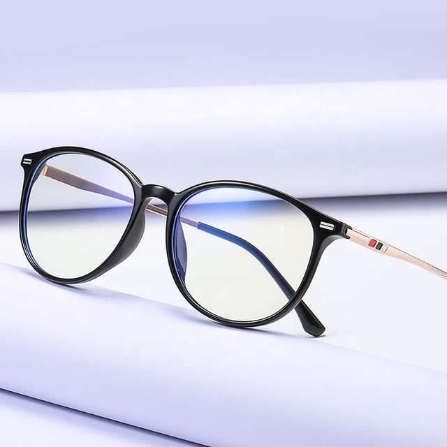 New Blue Light Blocking Eyewear TR90 Metal Hinge Optical Frame Men Prescription Eyeglasses Computer Glasses