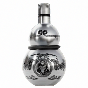 Wukong noir mythe <span class=keywords><strong>gourde</strong></span> en forme d'acier inoxydable isolé bouteille d'eau thermos sous vide flacon de sport avec sangle corde - Product Image 5