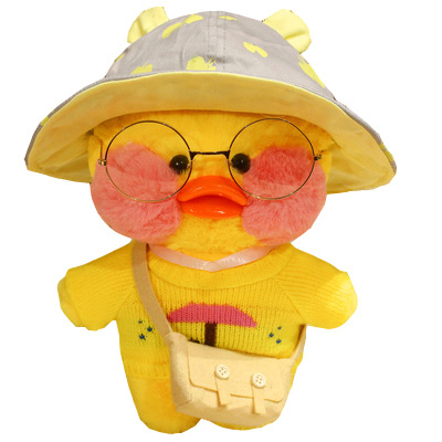 新デザインカワイイぬいぐるみアヒル売れ筋ララファンダックぬいぐるみ