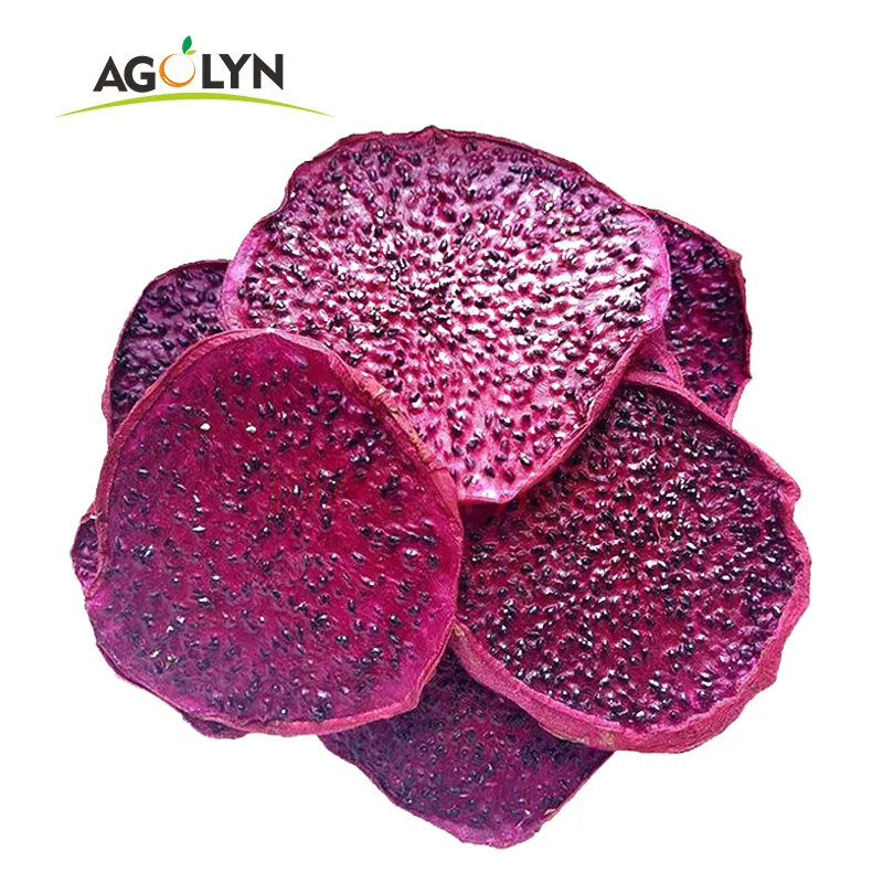 AGOLYN dried dragon fruit slice dehydrated red dragon fruit slices