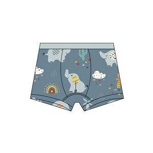 Shorts en bambou et élasthanne de haute qualité pour garçons, boxer surdimensionné, impression, sous-vêtements pour enfants, culottes respirantes, caleçons courts pour tout-petits - Product Image 3