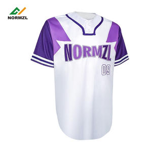 Personalizado en blanco sublimación béisbol camiseta barata al por mayor de los hombres camisetas de béisbol de China - Product Image 6