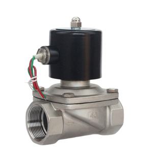 DN40 1,5 Polegada 2W-400-40 Aço Inoxidável AC220V DC12V DC24V Válvula De Esfera Solenóide De 2 Vias Água/Óleos/Controle Aéreo OEM Personalizável - Product Image 1