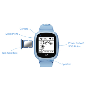 Montre connectée pour enfants HUANLONG LT30 4G GPS, étanche IP67, avec appel vidéo, caméra SOS, longue durée de vie de la batterie et suivi de la forme physique - Product Image 3