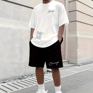 Conjunto de Camisetas de Moda Americana para Hombre, Verano 2025, Casual, Ecológico, con Transferencia Térmica Digital 3D - Product Image 2