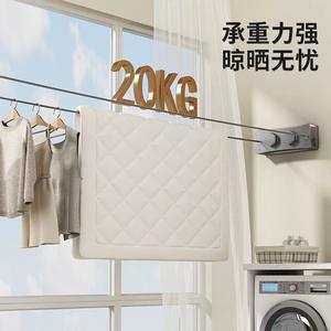 Tendedero Retráctil Oculto de Pared con Cable de Acero Inoxidable Rectangular Lys0209 para Hotel, Baño, Balcón - Product Image 5