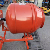 Bétonnière industrielle à performance stable 280L, paroi de tambour de 3,5 mm, 220V, marche avant/arrière, pour projets de construction commerciale