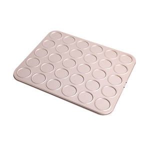 가정용 30구 마카롱 케이크 베이킹 팬 35구 쿠키 논스틱 휴대용 케이크 틀 도구 - Product Image 4