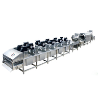 Commercial électrique fruits légumes pomme de terre ail gingembre brosse lavage Peeling polissage nettoyage nettoyant laveuse éplucheur Machine