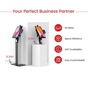 Kiosque interactif de file d'attente de libre service de billetterie de <span class=keywords><strong>taxi</strong></span> d'aéroport de plancher de 21.5 pouces pour des passagers - Product Image 5