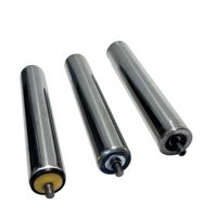 Nouveaux rouleaux de guidage en acier inoxydable galvanisé avec roues dentées en caoutchouc/acier pour lignes de production, personnalisables