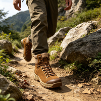 Bottes de chasse pour hommes, légères, respirantes, camouflage, isolées, tactiques, confortables, bottes de travail, chaussures de randonnée, chaussures de marche, ville, toutes saisons
