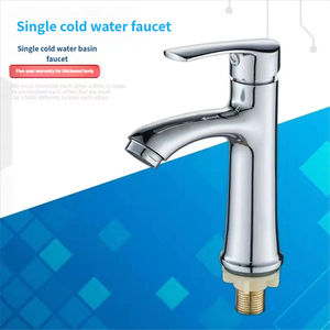 Grifo monomando LT Septwolves <span class=keywords><strong>para</strong></span> lavabo, grifo <span class=keywords><strong>de</strong></span> agua fría <span class=keywords><strong>para</strong></span> mueble <span class=keywords><strong>de</strong></span> baño, con válvula <span class=keywords><strong>de</strong></span> cerámica - Product Image 4