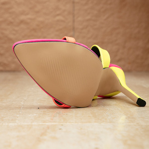 Sandalias de Tacón Alto con Correa en el Tobillo, Punta en Pico, Multicolores, Elegantes y Sensuales para Mujer, Nueva Colección de Verano - Product Image 6