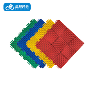 Dalles de sol de basketball emboîtables en PP durables, prix usine, portables pour extérieur, vente en gros pour terrains communautaires - Product Image 2