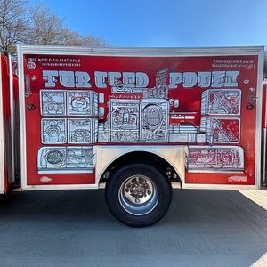 Nueva Cocina Móvil Personalizada con Certificación CE, Camión de Comida Rápida para Tacos y Snacks, Remolque de Café - Product Image 3