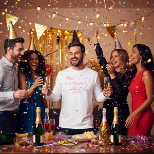 T-shirt à manches longues pour enterrement de vie de jeune fille, Me A Bride Shut Up Bachelorette Party Bridal Shower - Product Image 3
