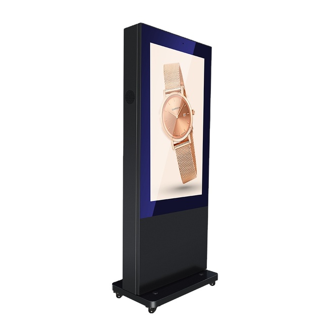 Outdoor Floor Stand 32 inch Kiosk LCD touch advertising screens player monitors digital signage displays