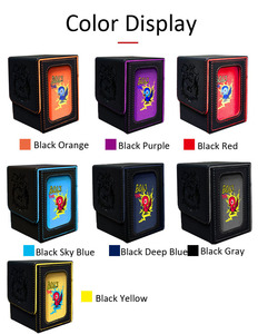 Caja de Cartas Premium de Cuero PU con Ventana Transparente para MTG EDH, Yu-Gi-Oh, One Piece TCG, Estuche de Almacenamiento para +100 Cartas - Product Image 4