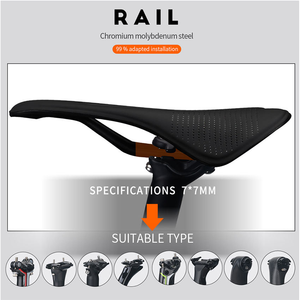 <span class=keywords><strong>Selle</strong></span> de vélo avant personnalisée légère et simple pour <span class=keywords><strong>femme</strong></span>, confortable, respirante, en cuir et EVA, ventilée, pour vélos de route, toutes références OEM - Product Image 2