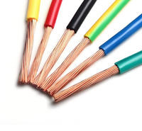 Venta al por mayor de cable de conexión eléctrica para el hogar, cable de conexión eléctrico flexible de PVC de cobre industrial de 0,75mm, 1,5mm, 2,5mm, 12mm, 2mm