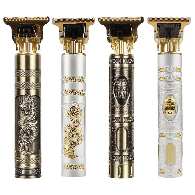 Cheap price vintage T9 Hair Trimmers tendeuse online buy hair clippers replacement blade Cordless buddha dragon Trimmer Men