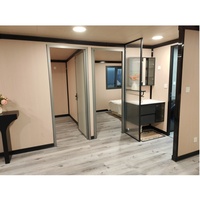 Maison pliable de 20 pieds, maison portable pliable, conteneur extensible pour hôtel, remorque modulaire mobile préfabriquée, petite maison sur roue