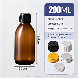 Botella de Vidrio Ámbar de 60 ml, 300 ml, 500 ml, 1000 ml, Todos los Tamaños, para Rociador de Bruma de Vino o Colorete - Product Image 5