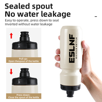 Bouteille d'eau pour vélo personnalisée avec logo, best-seller, 720 ml, bouteille d'eau à presser, bouteille d'eau de sport pour VTT, vélo de route, vente en gros