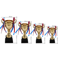 Trophée de coupe de football de Offre Spéciale Coupe de trophée de galvanoplastie de bonne qualité Fabrication de sport Coupe de trophée en métal