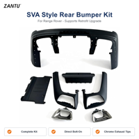 Ensemble de pare-chocs arrière style SVA pour Range Rover Vogue L405 2013 à 2022 avec embouts d'échappement, montage direct, en stock LR116596
