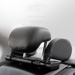 Nuovo Design Poggiatesta per Auto con Supporto per il <span class=keywords><strong>Collo</strong></span>, <span class=keywords><strong>Cuscino</strong></span> <span class=keywords><strong>da</strong></span> <span class=keywords><strong>Viaggio</strong></span> Regolabile a 180 Gradi e Massaggiante, Imbottito in Schiuma con Rivestimento in Pelle 36x25x14cm 1.1kg - Product Image 4
