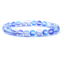 Bracelet en cristal naturel, perles de 6 mm, 8 mm, 10 mm, onyx, agate, turquoise, quartz rose, améthyste, pour femmes et hommes, pour cadeau de mariage