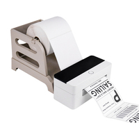 Imprimante d'étiquettes thermique sans encre multifonction rechargeable 108Mm 76Mm 80Mm White12V