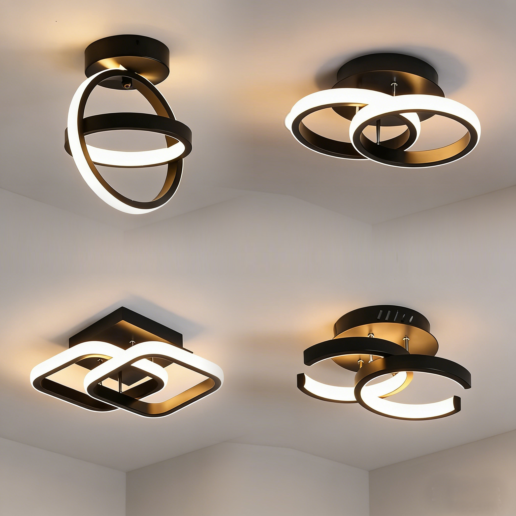 Nordic LED Ceiling Chandeliers Lamp Acrylic Lights Home Decoration Corridor Aisle Balcony Hallway LED Ceiling Light