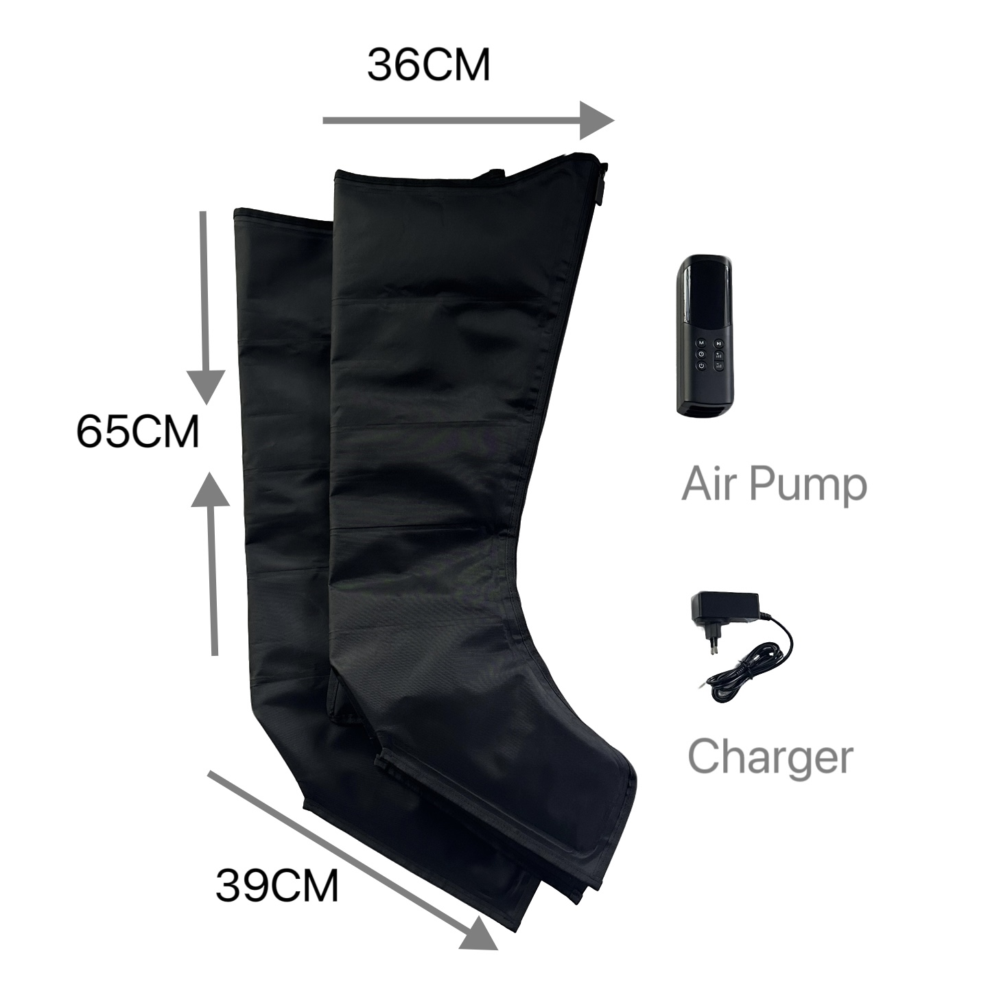 Black leg massager