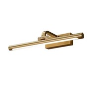 Éclairage LED pour miroir de salle de bain en cuivre, trois couleurs, commandé par bouton, tension universelle, lumière d'appoint pour miroir de maquillage et coiffeuse