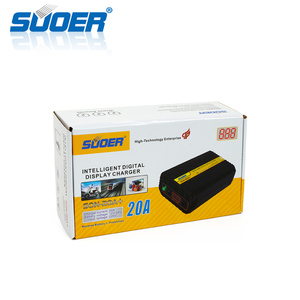 Cargador solar inteligente Suoer 12V 24V 20A pantalla digital batería de coche portátil automática AC DC <span class=keywords><strong>carga</strong></span> rápida modelo eléctrico móvil - Product Image 3