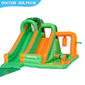 Castillo Inflable y Tobogán Acuático <span class=keywords><strong>Dr</strong></span>. Pig para Niños, Material de Tela Oxford, Juguete para Patio de Juegos, Parque de Diversiones - Product Image 3
