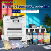 Encre de recharge pour imprimante Epson EM-8100a/8101a, produit neuf, vente directe d'usine, qualité supérieure, 500 ml, 1000 ml, couleur verte